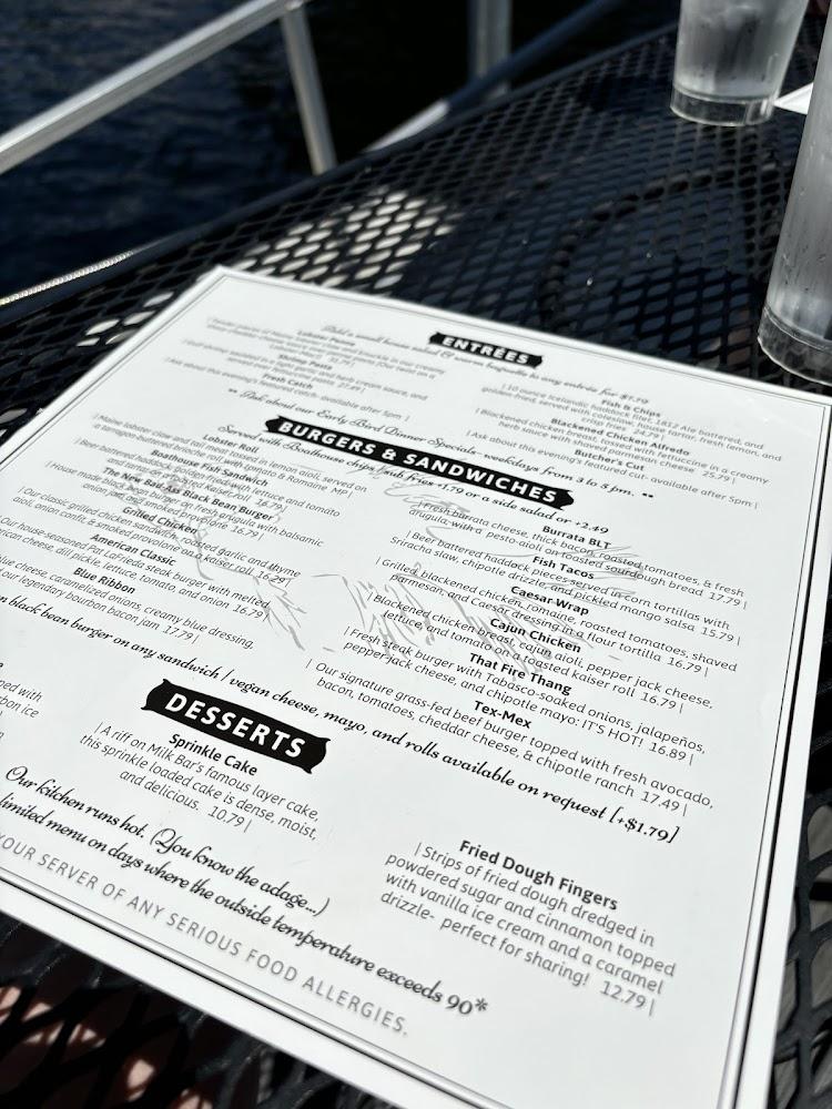 The Sackets Boathouse Menu image 4
